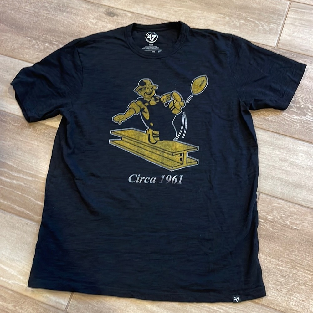 47 Brand Steelers Tagfree Circa 1961 Tee MEDIUM